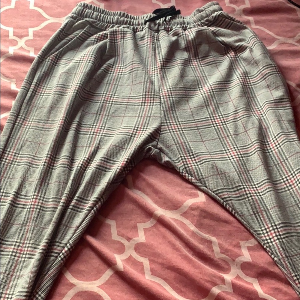Checkered pants Size M fits Large